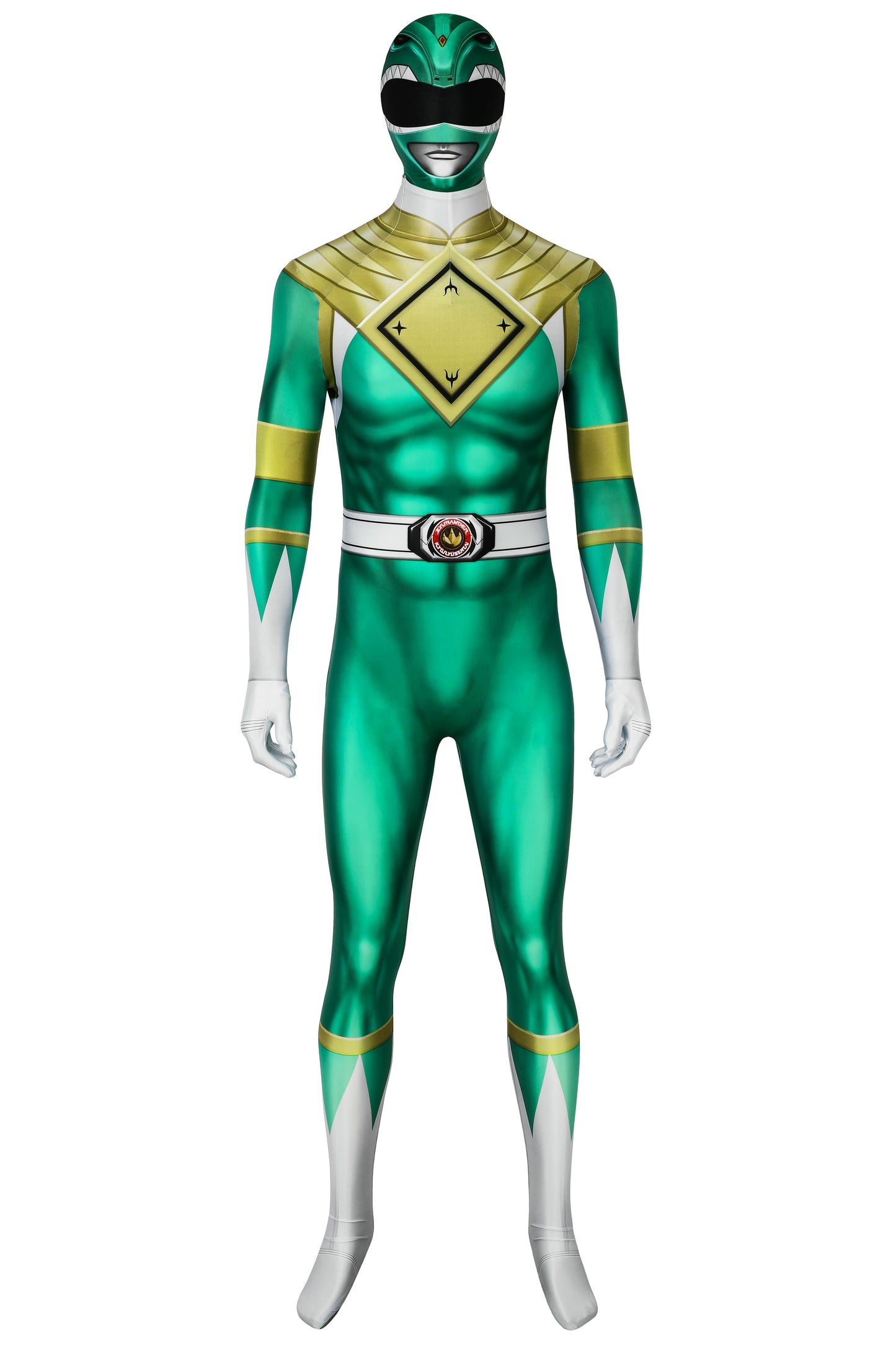 Power Rangers Tommy Green & White Ranger Cosplay Costume | Superhero Outfit