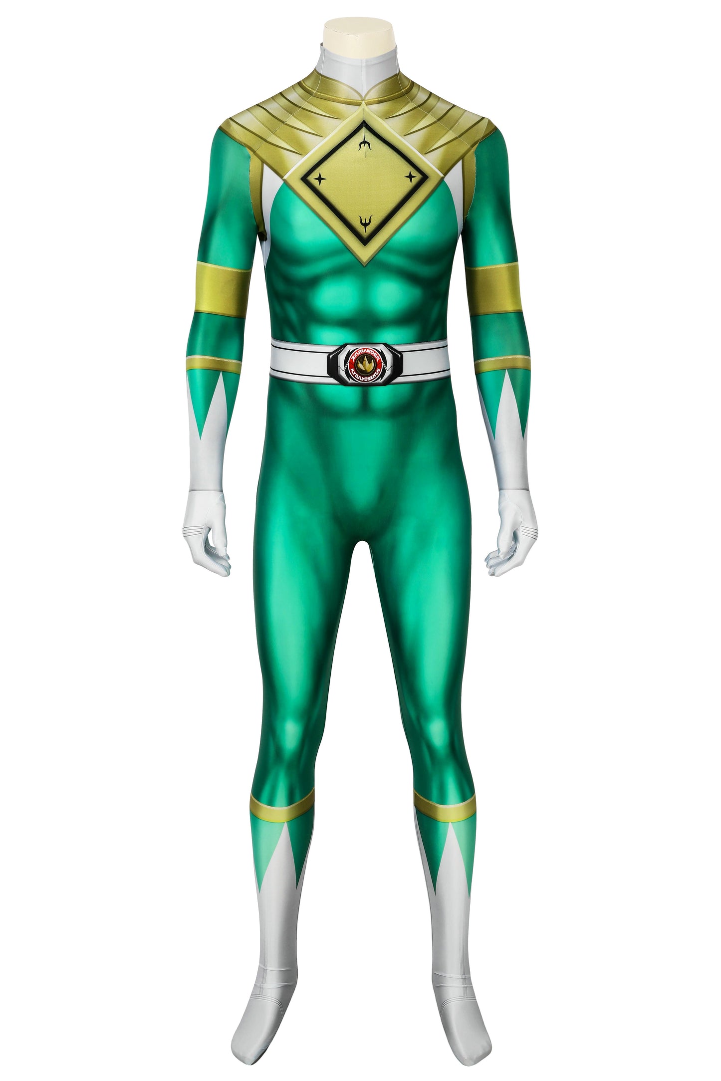 Power Rangers Tommy Green & White Ranger Cosplay Costume | Superhero Outfit