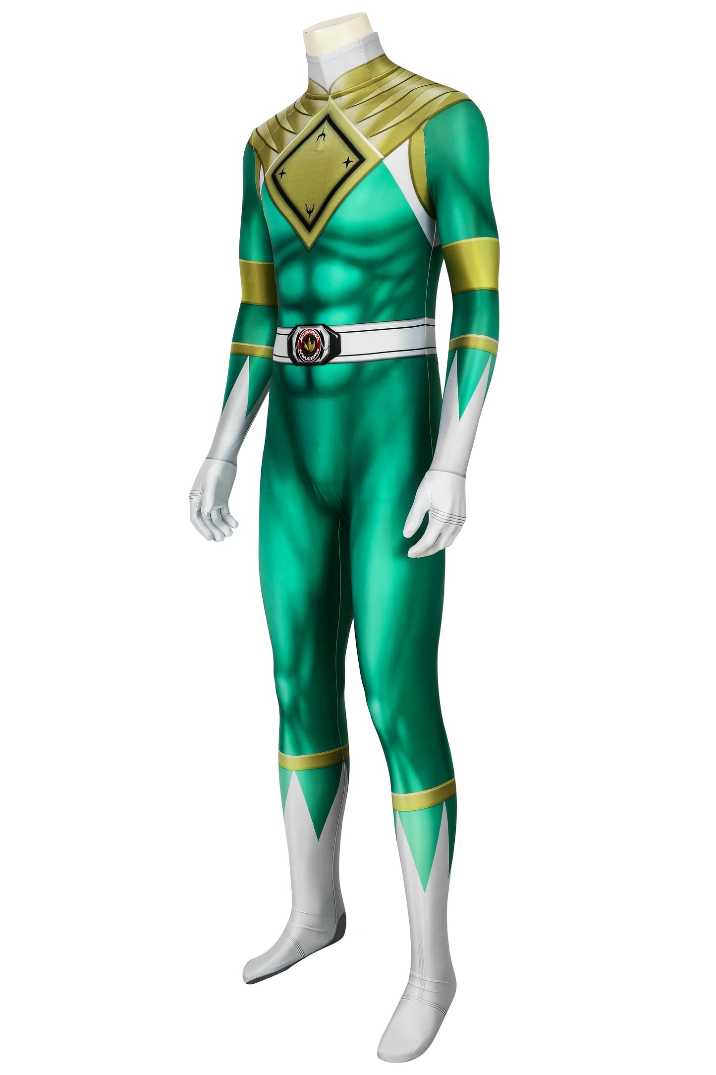 Power Rangers Tommy Green & White Ranger Cosplay Costume | Superhero Outfit