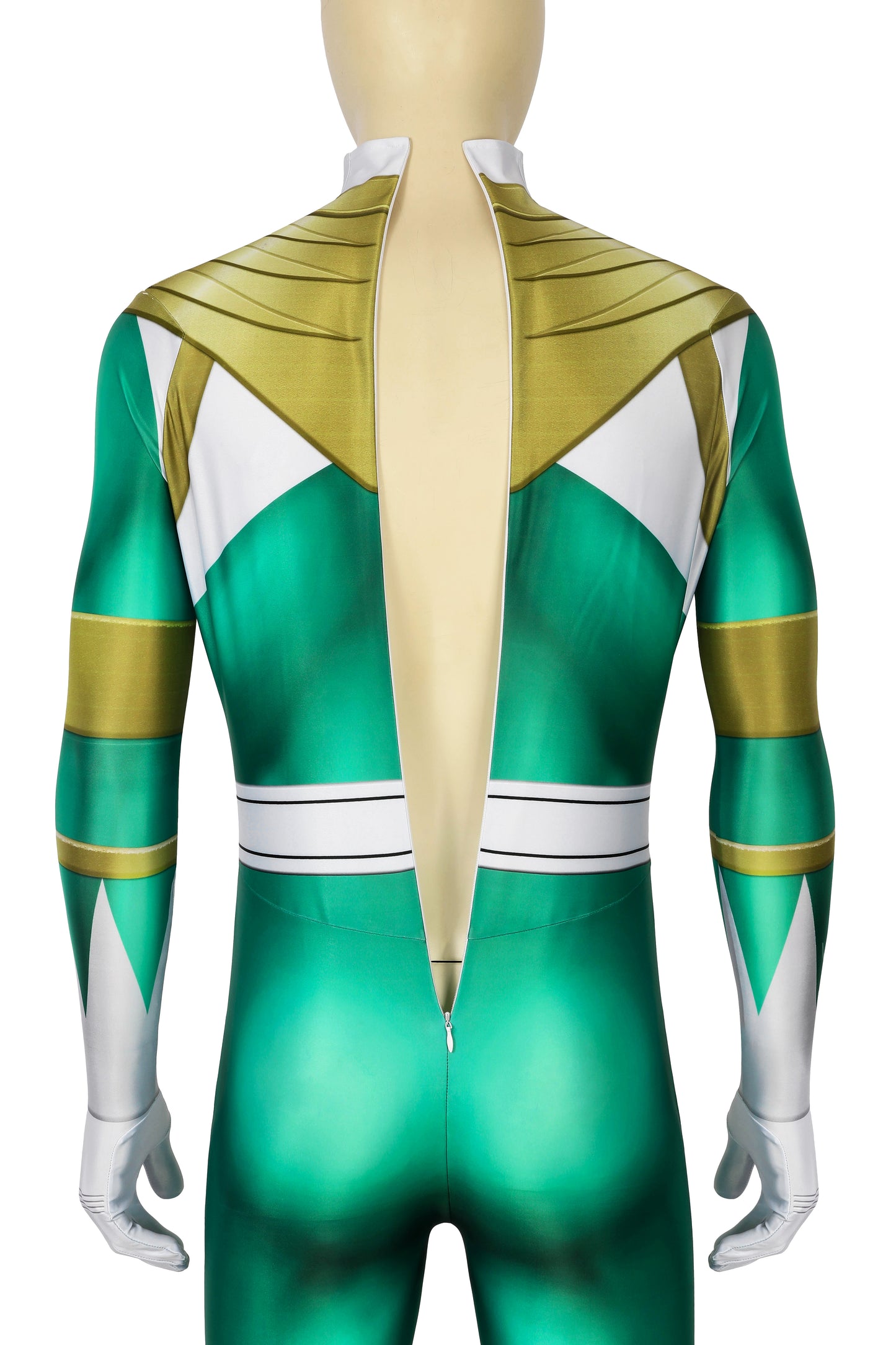 Power Rangers Tommy Green & White Ranger Cosplay Costume | Superhero Outfit