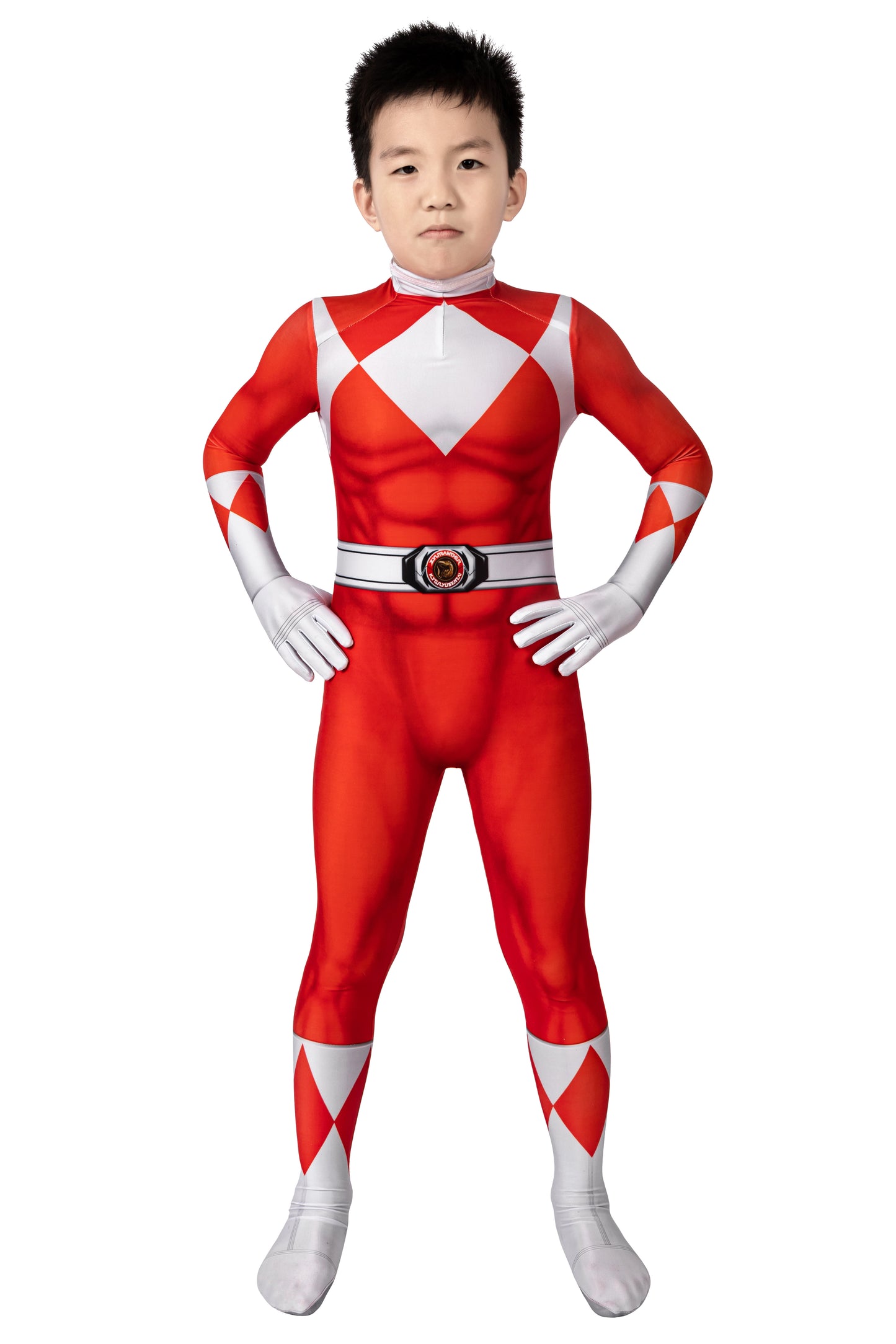 Power Rangers Kids Red Ranger Jason Cosplay Costume | Superhero Outfit
