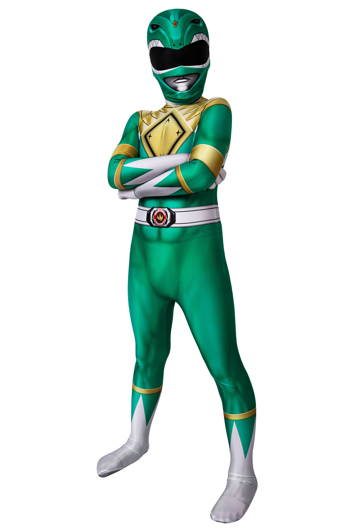 Power Rangers Kids Green Ranger Tommy Cosplay Costume | Superhero Outfit