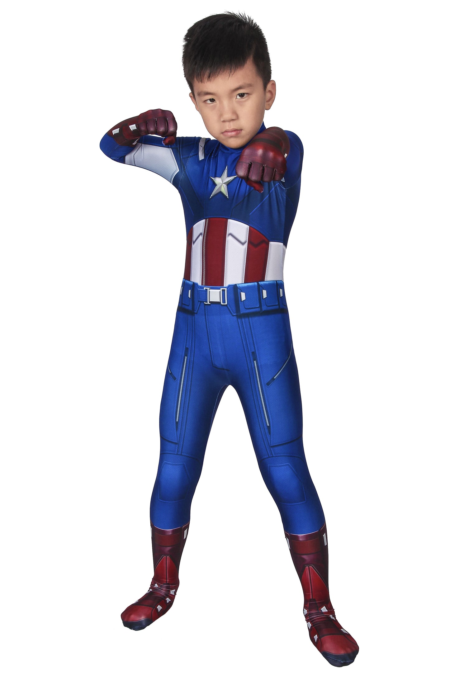 Kids Captain America Avengers Cosplay Costume | Marvel Outfit
