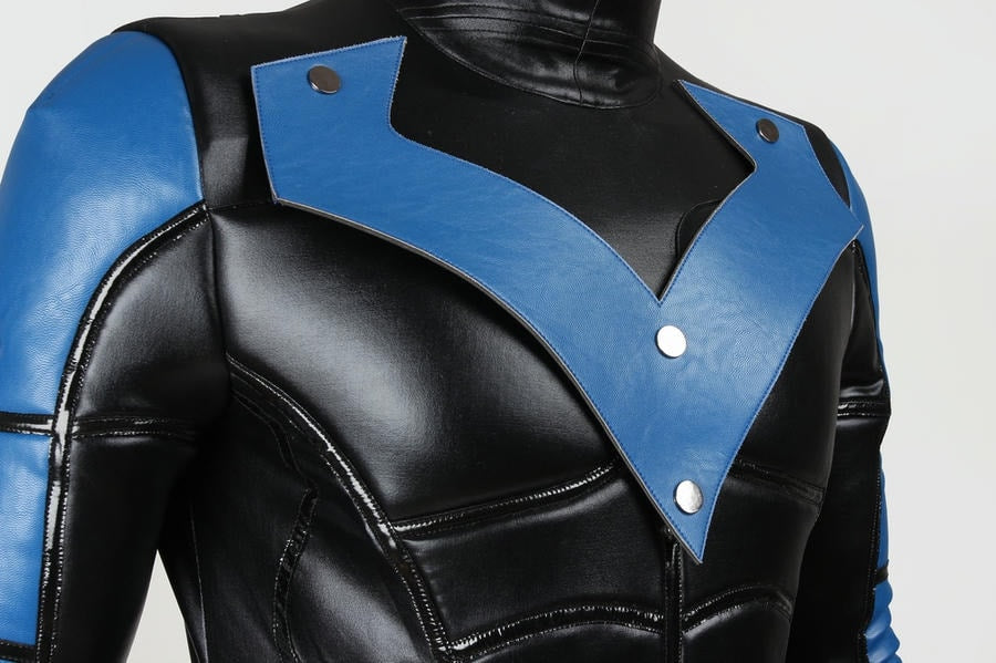 Batman Arkham City Nightwing Cosplay Costume | DC Outfit