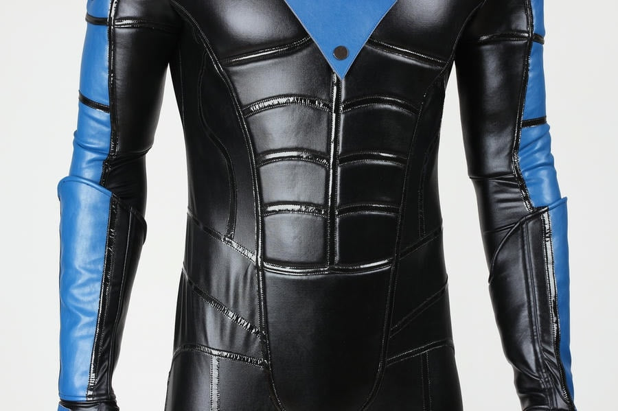 Batman Arkham City Nightwing Cosplay Costume | DC Outfit