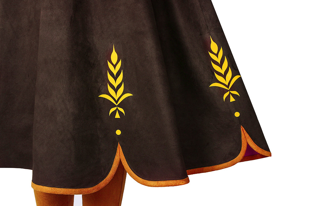 Frozen 2 Anna Cosplay Costume | Movie Outfit