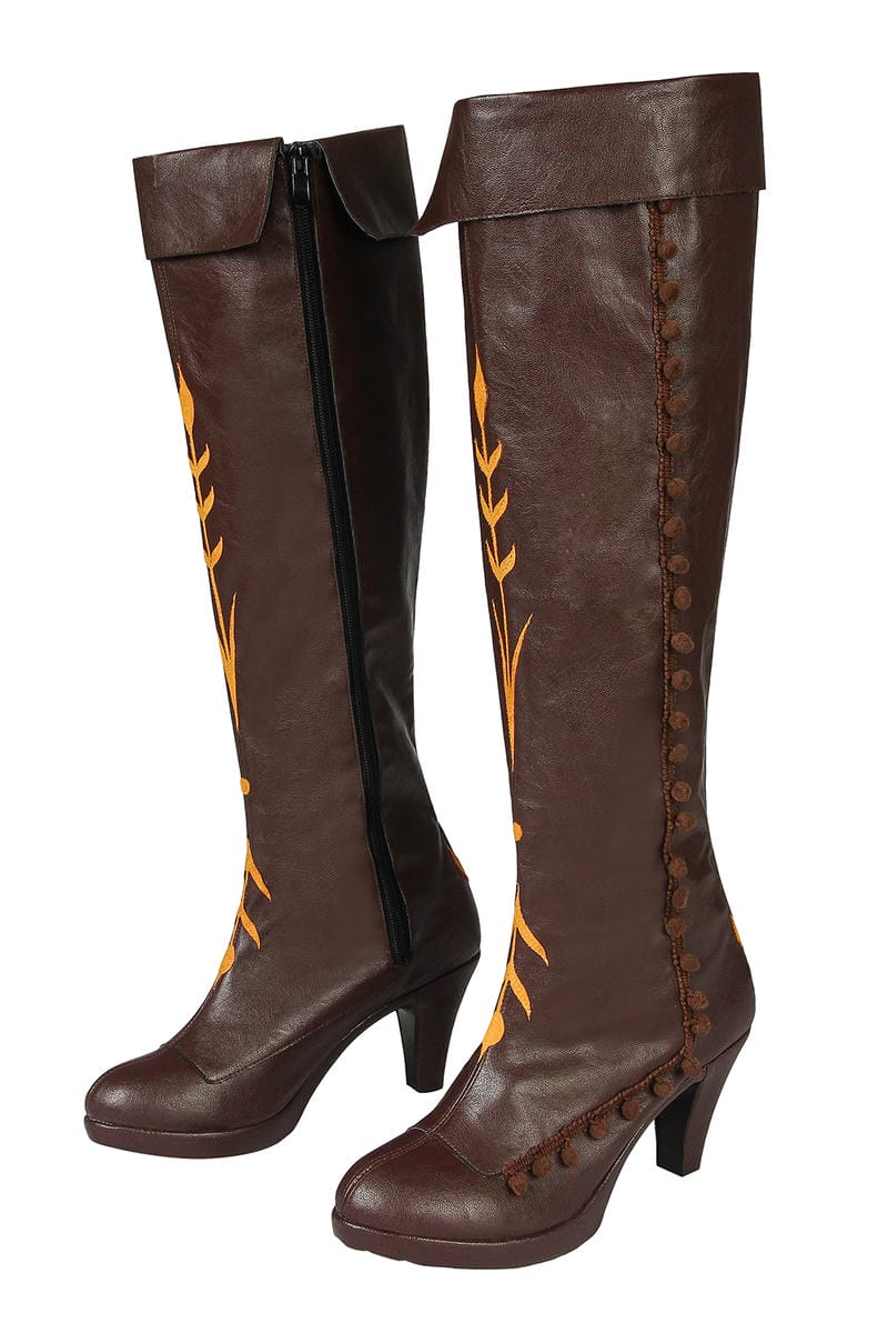 Frozen II Anna Custom Cosplay Shoes | Movie Footwear