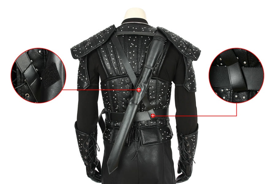 The Witcher Geralt of Rivia Cosplay Costume | Fantasy Outfit