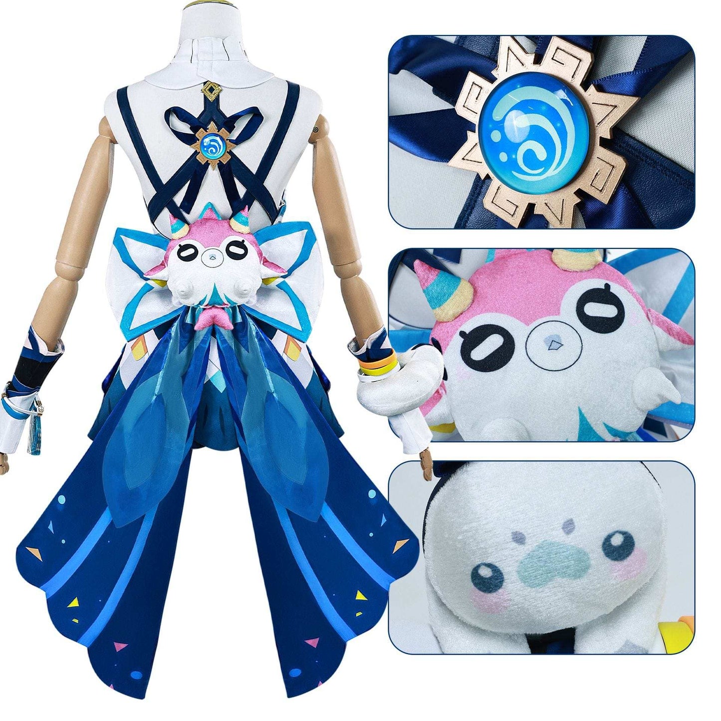 Genshin Impact Mualani Complete Cosplay Costume Outfit