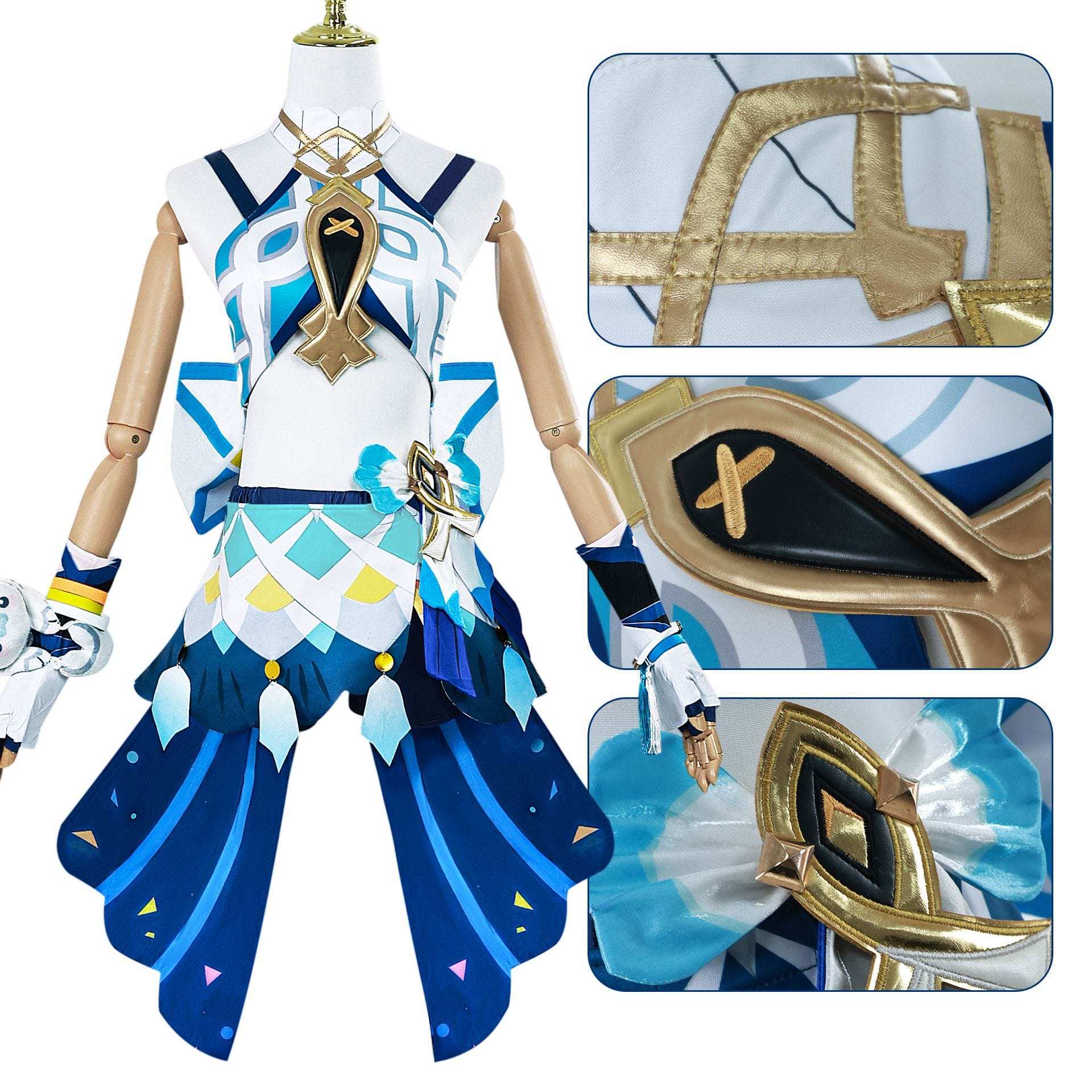 Genshin Impact Mualani Complete Cosplay Costume Outfit