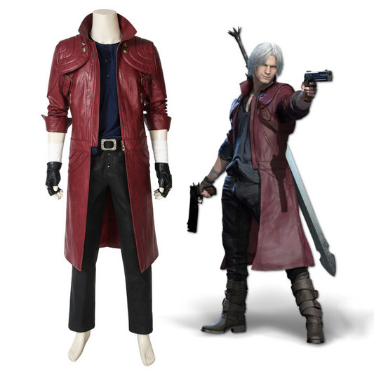 Devil May Cry Dante Cosplay Costume | Gaming Outfit