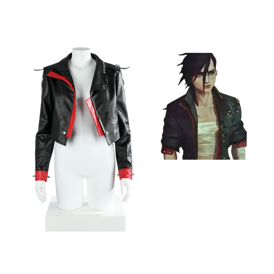 Arcane League of Legends Vi Jacket Cosplay Costume | Gaming Outfit
