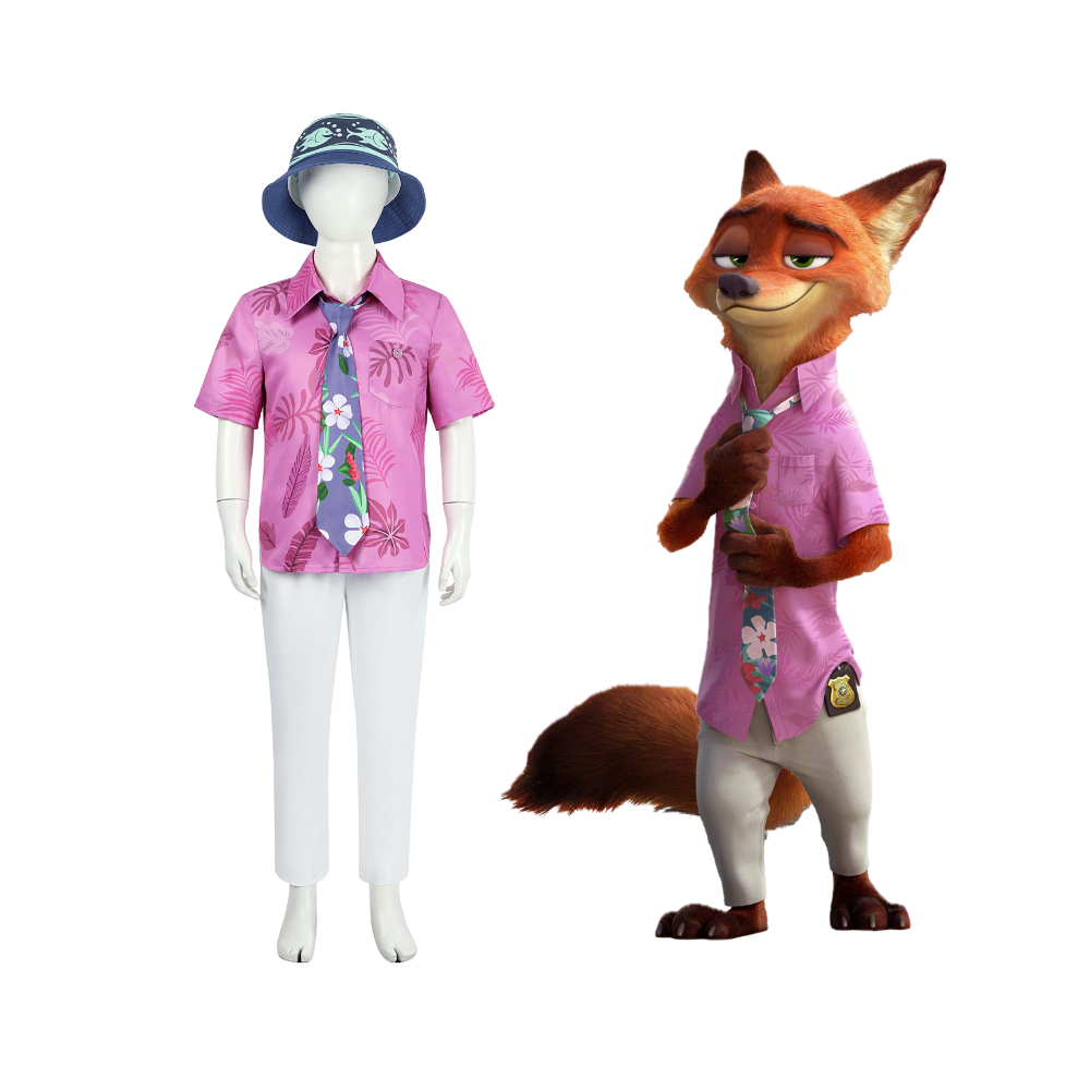 Kids Zootopia 2 Nick Wilde Cosplay Costume  | Movie Outfit