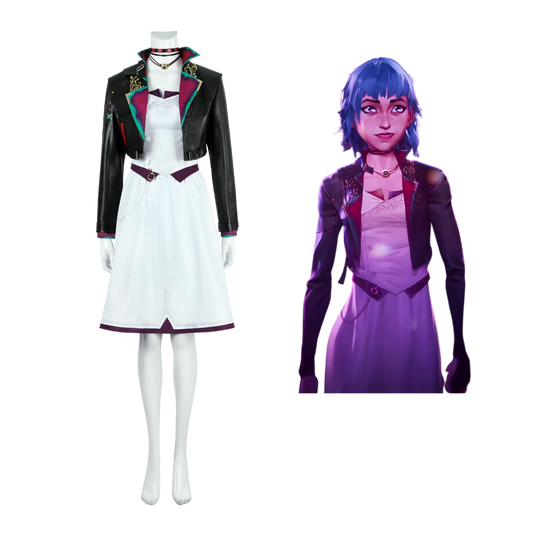 Arcane League of Legends Powder Cosplay Costume | Gaming Outfit