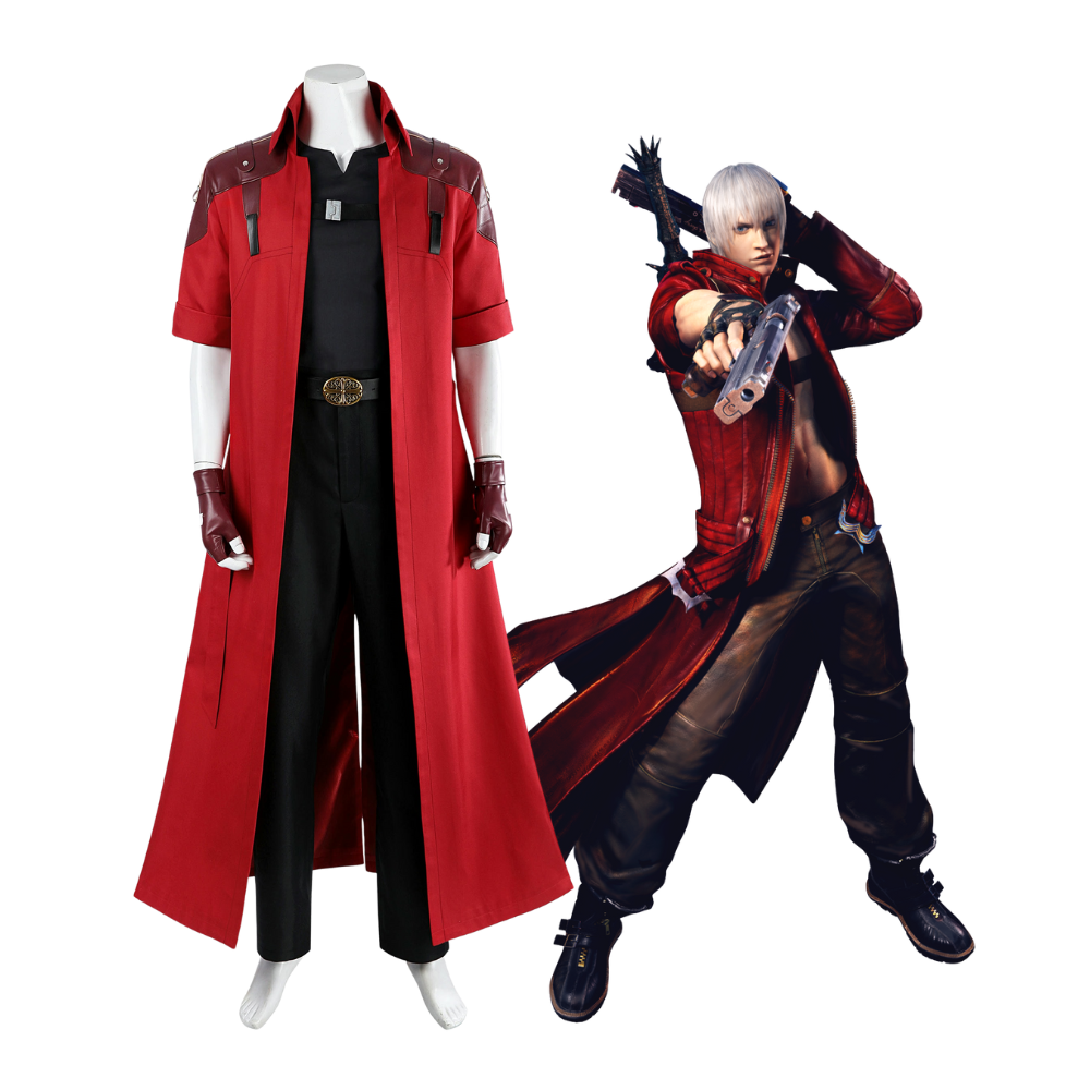 Devil May Cry Dante Custom Cosplay Costume | Gaming Outfit