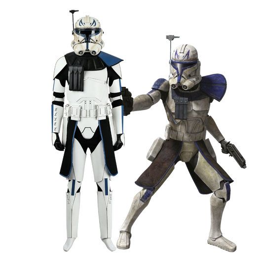 Star Wars The Clone Wars Captain Rex Cosplay Costume | TV Outfit