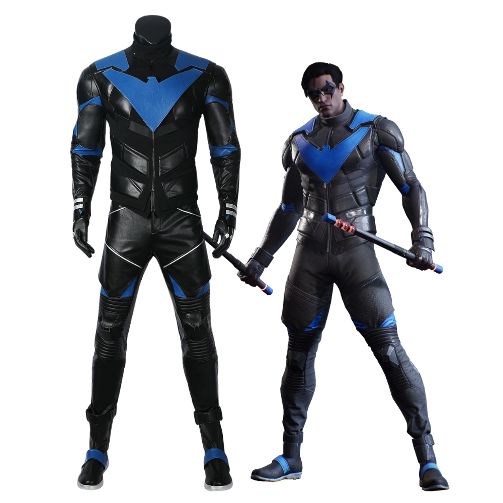 Batman Gotham Knights Nightwing Cosplay Costume | DC Outfit
