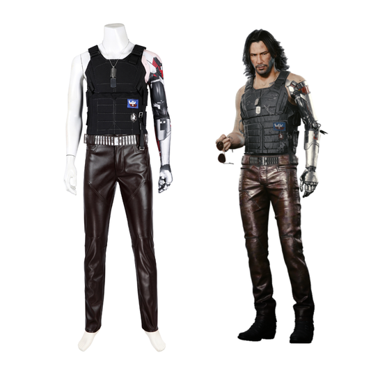Cyberpunk 2077 Johnny Silverhand Cosplay Costume | Gaming Outfit