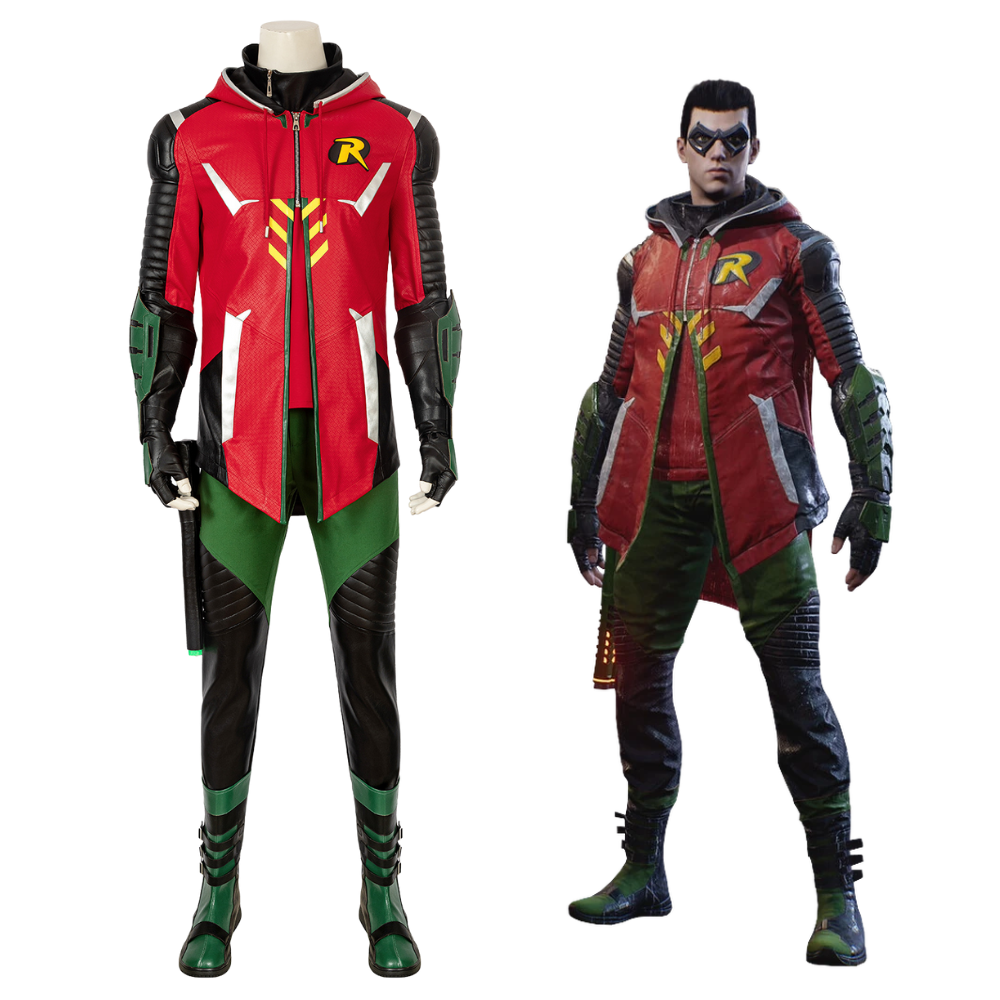 Batman Gotham Knights Robin Cosplay Costume | DC Outfit