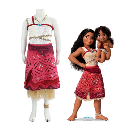 Kids Disney Princess Moana 2 Cosplay Costume  | Movie Outfit