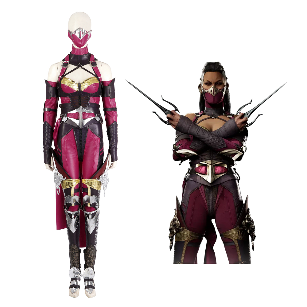 Costume Mileena de Mortal Kombat | Tenue de jeu vidéo