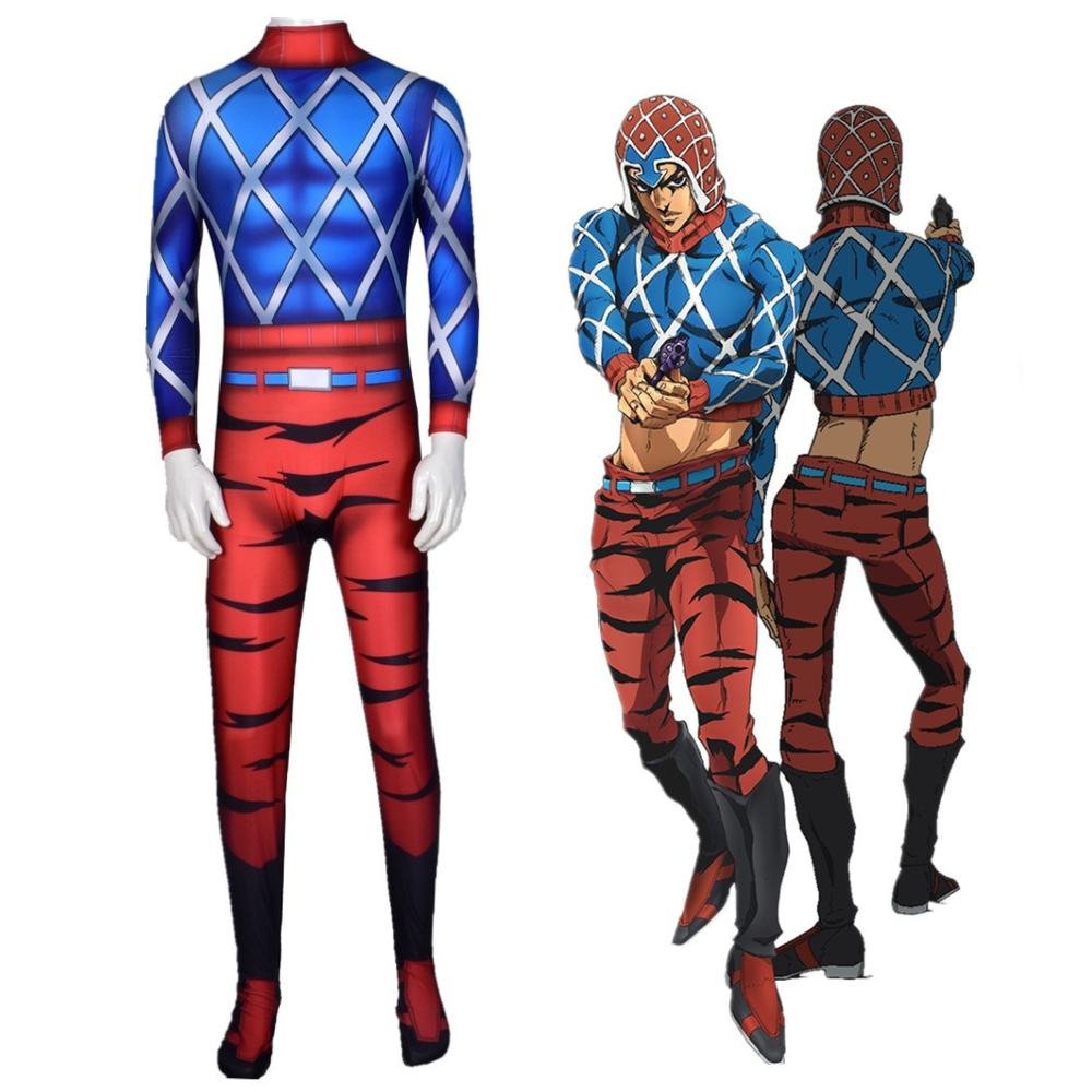 JoJo's Bizarre Adventure Guido Mista Cosplay Costume | Anime Outfit
