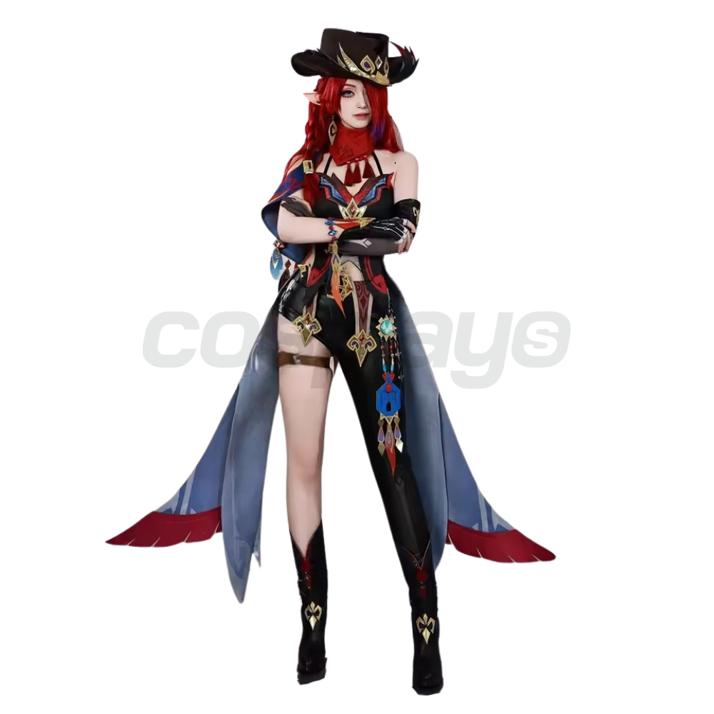 Genshin Impact Chasca Cosplay Costume | Gaming Outfit