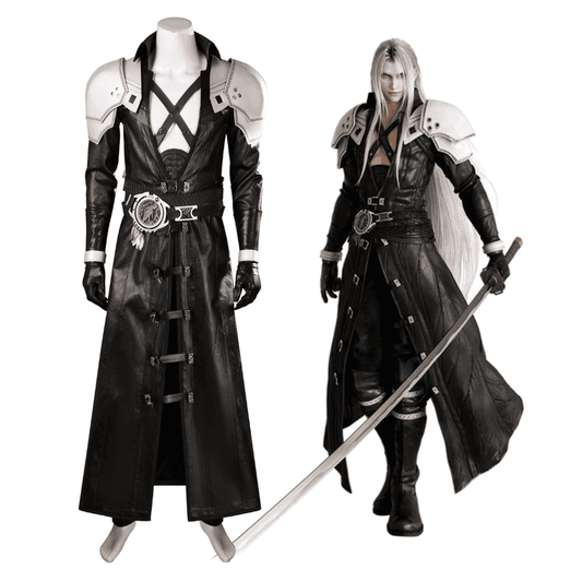 Final Fantasy VII Sephiroth Cosplay Costume | Gaming Outfit