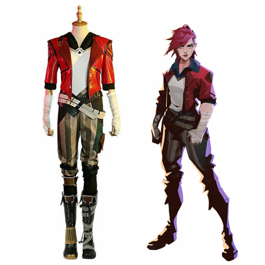 League of Legends Vi Cosplay Costume | Gaming Outfit