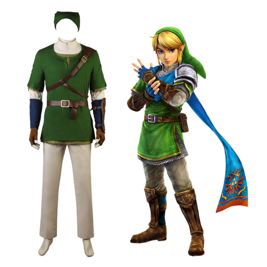The Legend of Zelda Link Twilight Princess Cosplay Costume | Gaming Outfit