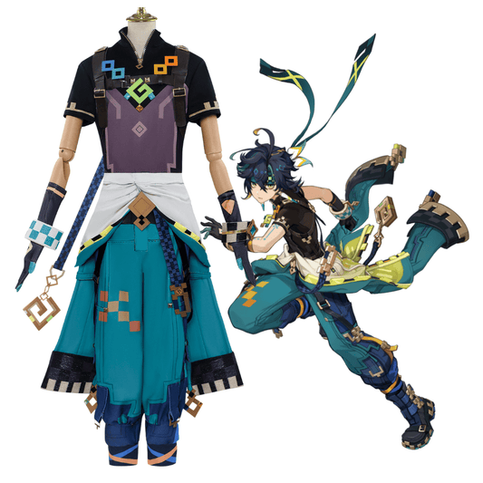 Genshin Impact Kinich Cosplay Costume | Gaming Outfit