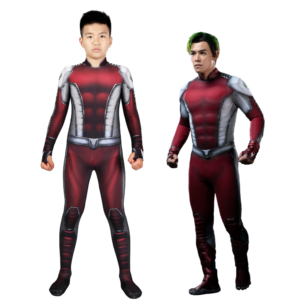 Kids Titans Beast Boy Cosplay Costume | DC Outfit