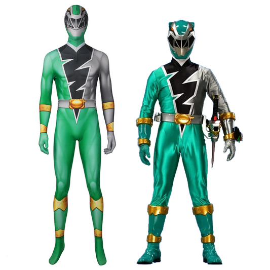 Kishiryu Sentai Ryusoulger Green Soldier Cosplay Costume | Superhero Outfit