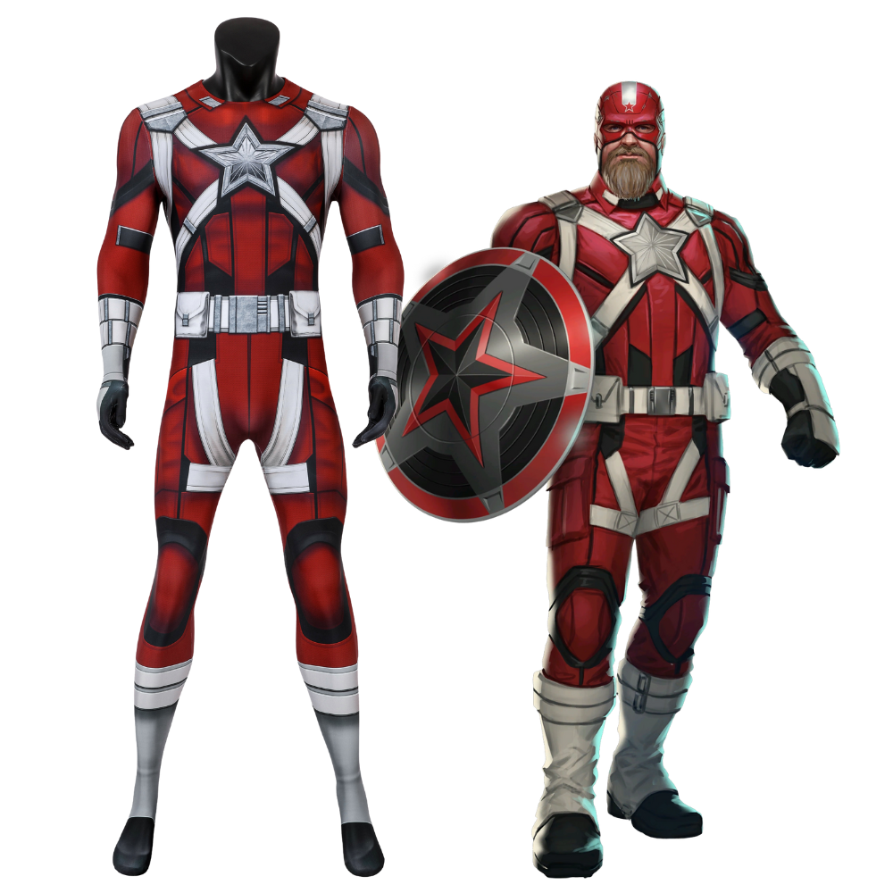 Black Widow Red Guardian Cosplay Costume | Marvel Outfit