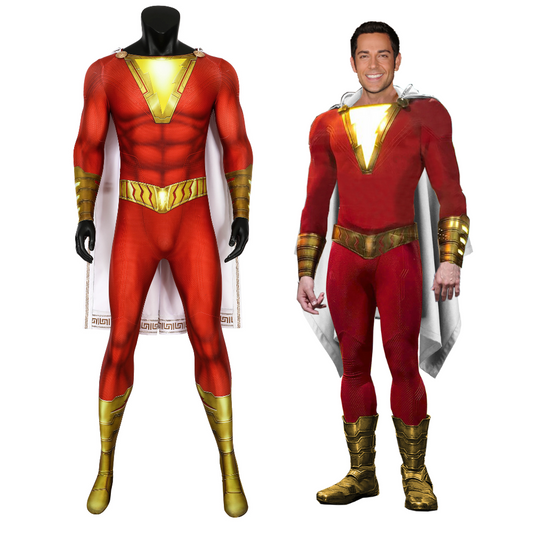 Shazam 2 Billy Batson Cosplay Costume | DC Outfit