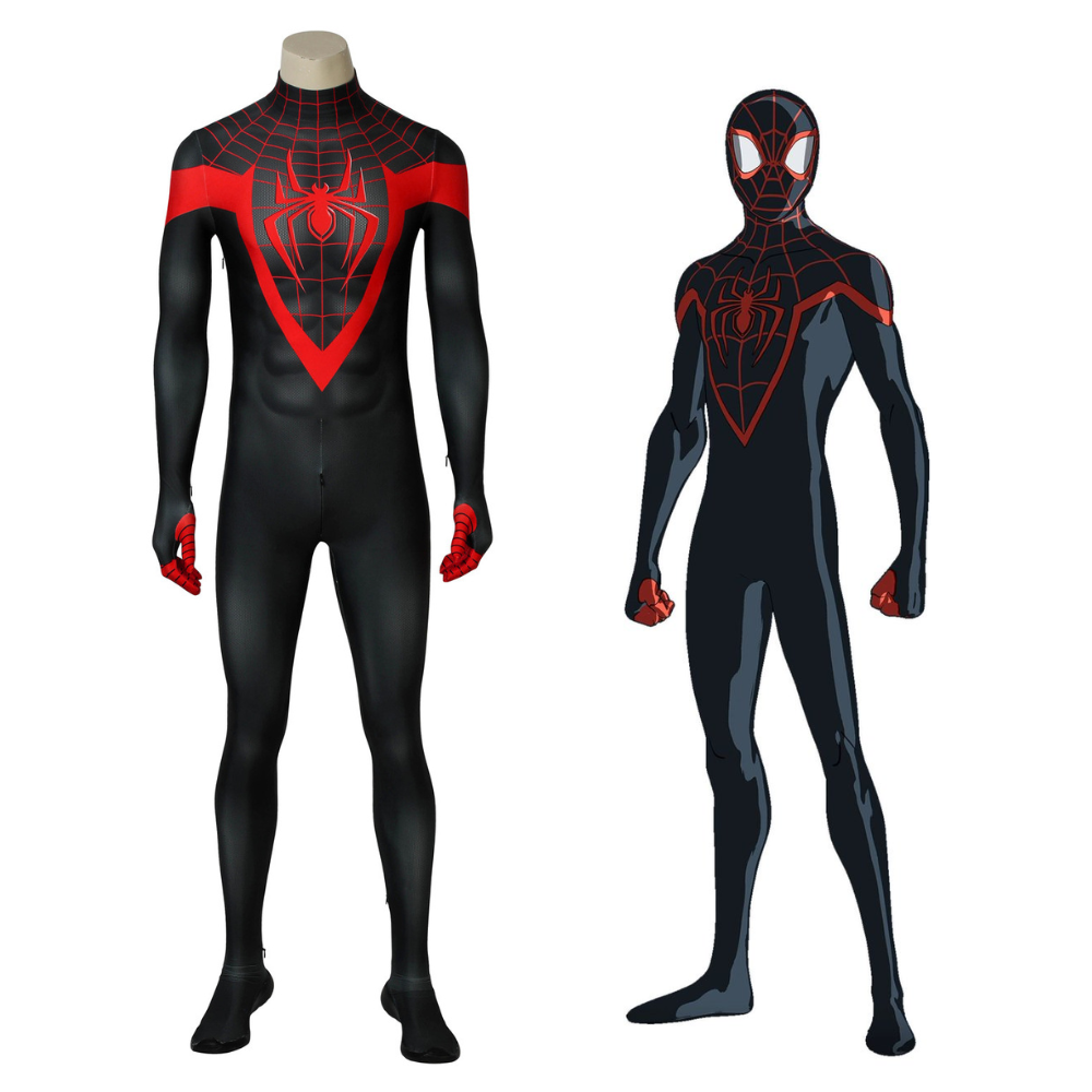 Ultimate Spider-Man Miles Morales Cosplay Costume | Marvel Outfit