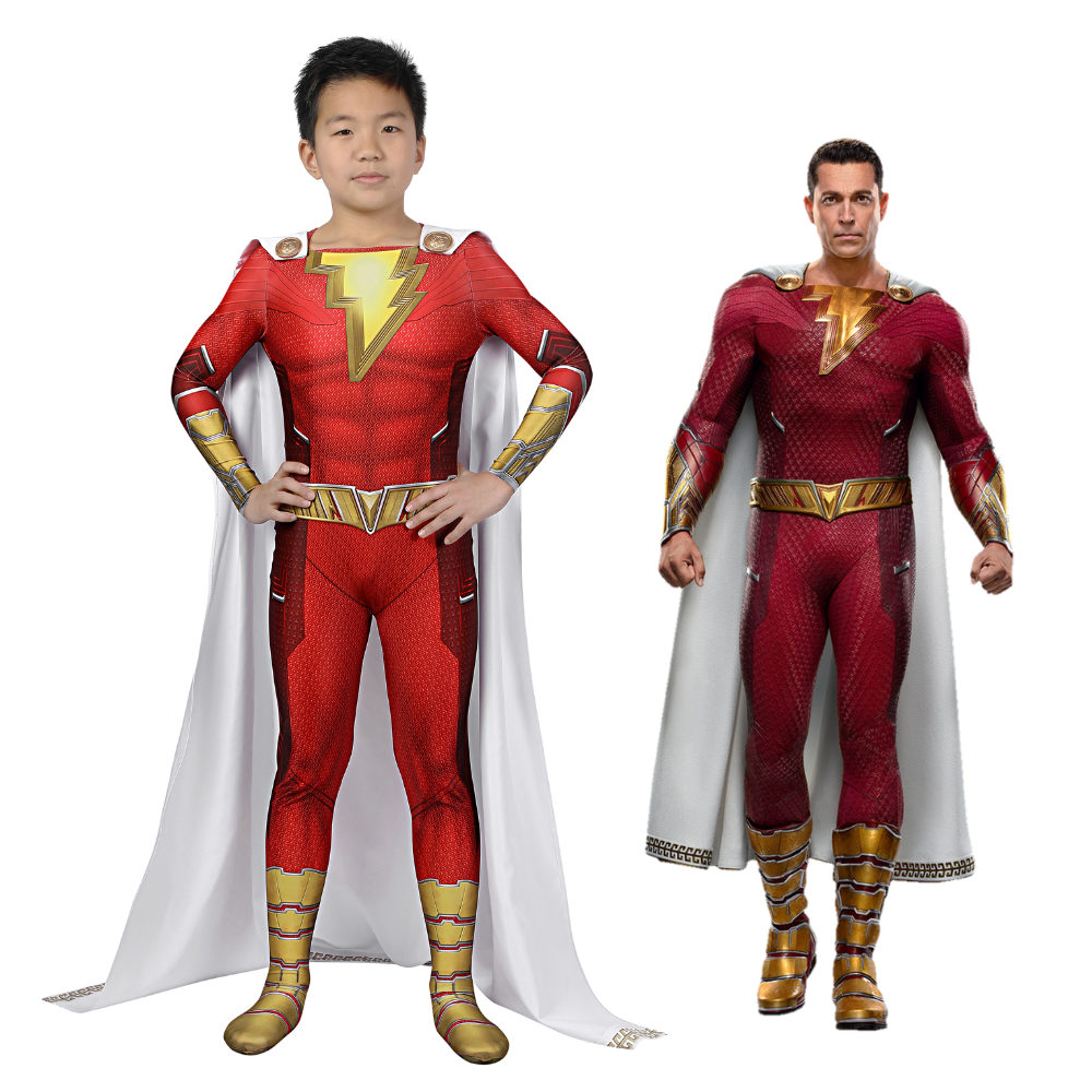 Kids Shazam Cosplay Costume | DC Outfit