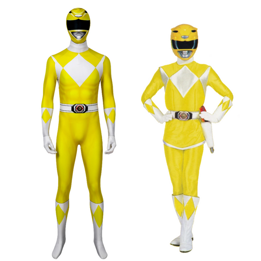 Power Rangers Yellow Ranger Trini Kwan Cosplay Costume | Superhero Outfit