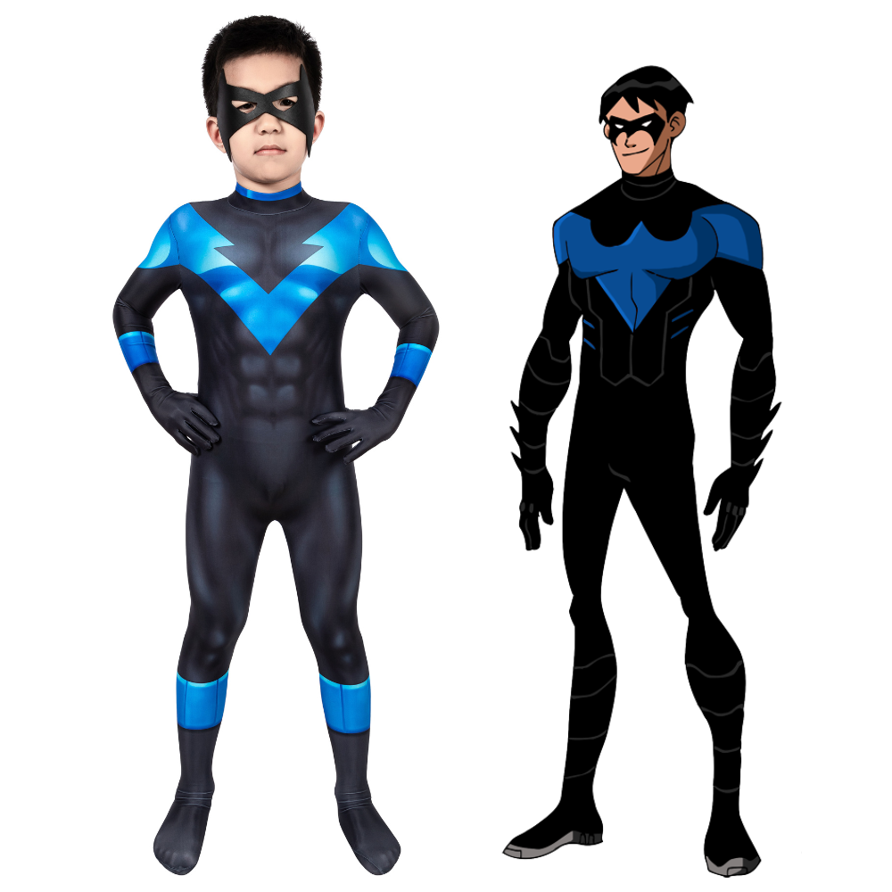 Kids Nightwing Batman Cosplay Costume | DC Outfit