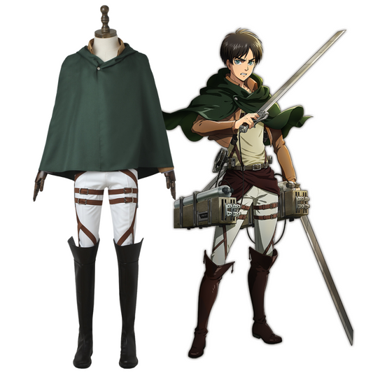 Attack on Titan Eren Yeager Cosplay Costume | Anime Outfit