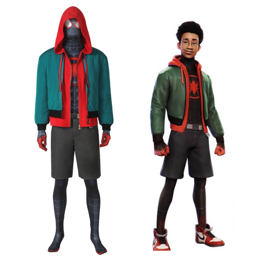 Miles Morales Spider-Man Coat Cosplay Costume | Marvel Outfit