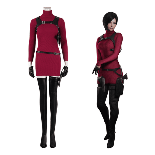 Resident Evil 4 Remake Ada Wong Cosplay Costume | Gaming Outfit