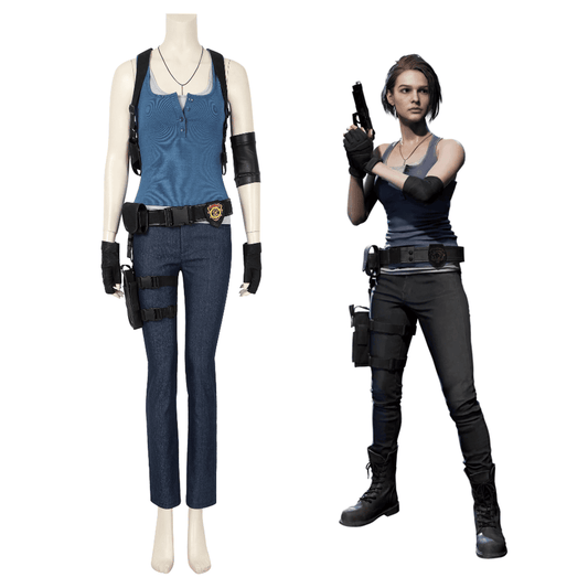 Resident Evil 3 Remake Jill Valentine Cosplay Costume | Gaming Outfit