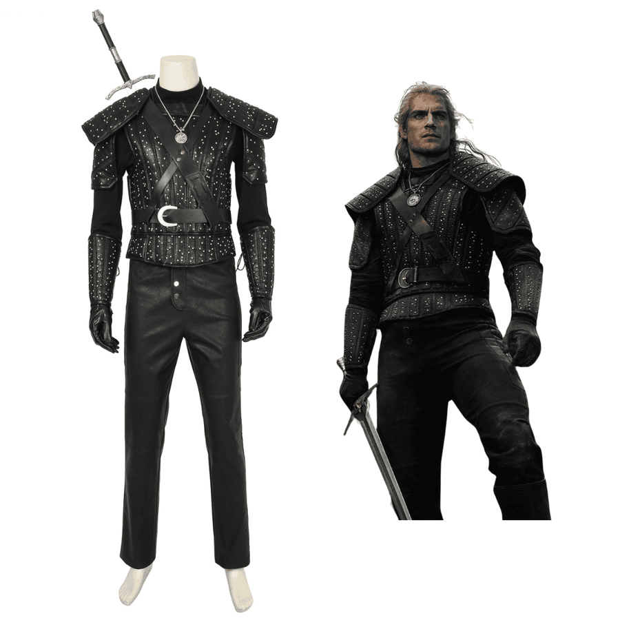 The Witcher Geralt of Rivia Cosplay Costume | Fantasy Outfit