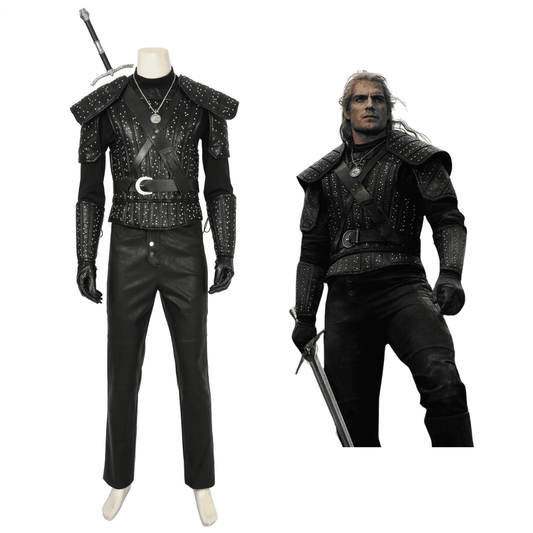 The Witcher Geralt of Rivia Cosplay Costume | Fantasy Outfit