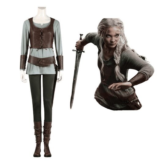 The Witcher Season 3 Cirilla Cosplay Costume | Fantasy Outfit