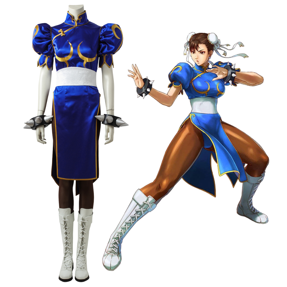 Street Fighter 5 Chun-Li Cosplay Costume | Gaming Outfit