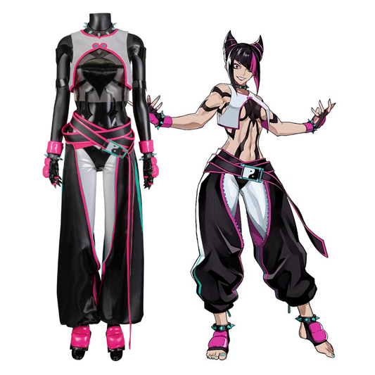 Street Fighter 6 Juri Cosplay Costume | Gaming Outfit