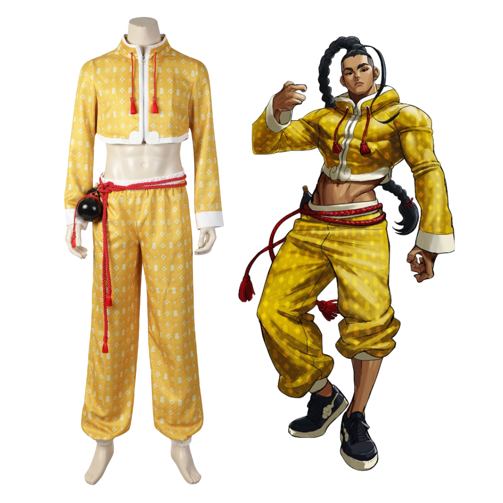 Street Fighter 6 Jamie Cosplay Costume | Gaming Outfit