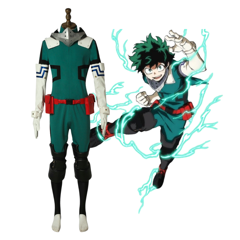 My Hero Academia Deku Custom V2 Cosplay Costume | Anime Outfit